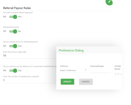 Automated Referals exten report