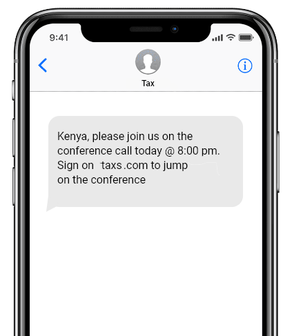 Text Message groupmessage